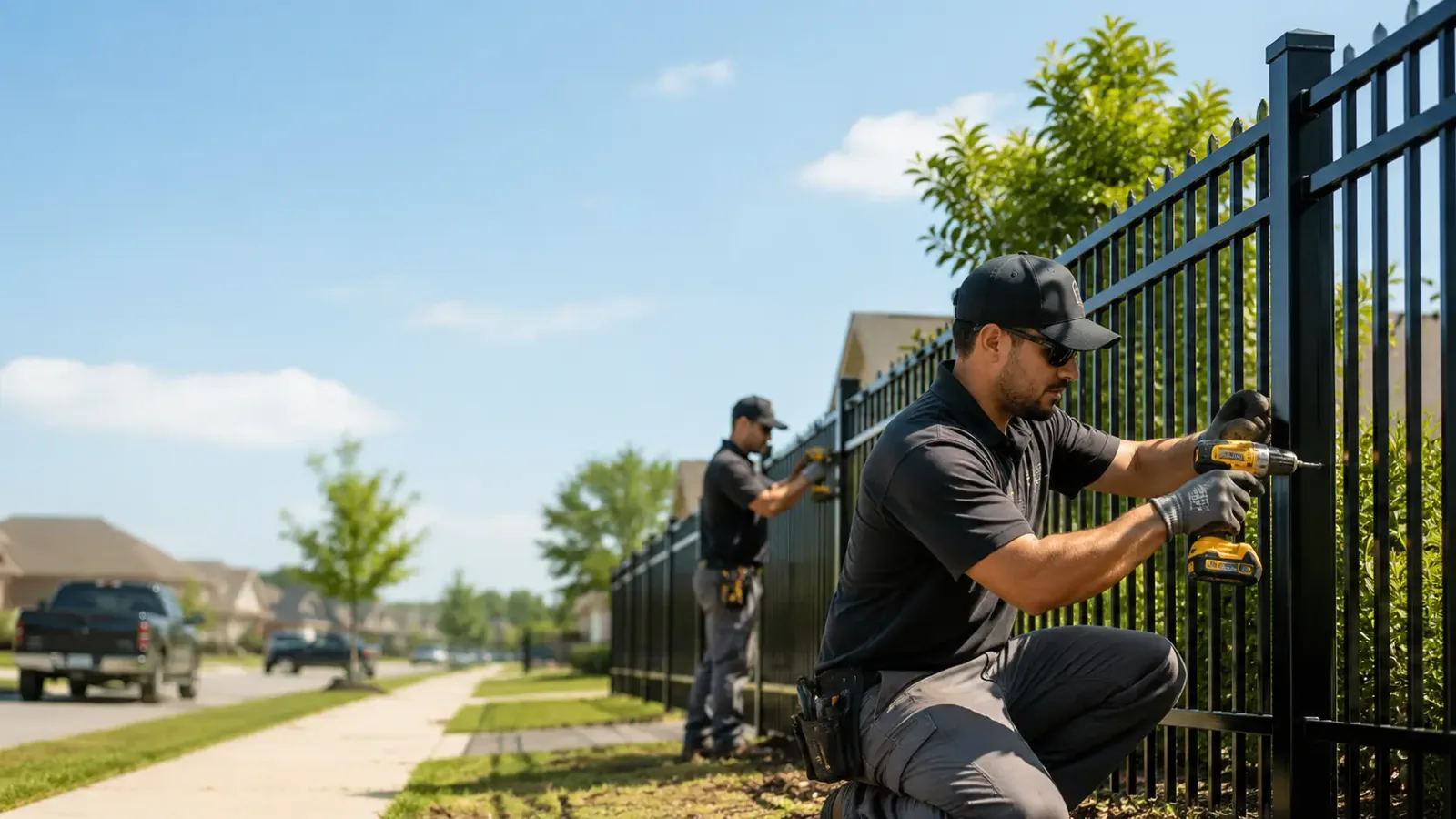 Metal Fence Installation in Saratoga, NC